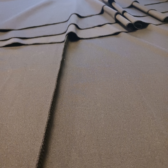 SimpleFun Black High Low Ruffle High Neck Peplum Shirt Dress Size XL - Picture 9 of 11